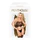 Бодістокінг з топом та панчохами на підв'язках Penthouse - Sex Dealer Black XL - зображення 3