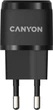 Canyon Mini Ładowarka USB-C PD H-20, czarna (CNE-CHA20B05) - obraz 3