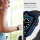 Чохол Spigen для Apple Watch SE / 6 / 5 / 4 (40mm) - Thin Fit, Metallic Blue (ACS02226) - зображення 7