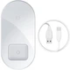Беспроводное зарядное устройство Baseus Simple 2in1, White (WXJK-02) - изображение 1