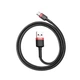 Кабель USB Baseus Cafule Type-C 3A 1m, Red+Black (CATKLF-B91) - изображение 3