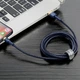 Кабель Baseus Kevlar Lightning 1.5А 2m, Gold+Blue (CALKLF-CV3) - зображення 7