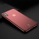 Чехол Baseus для Apple iPhone X Simple Series, Transparent Red (ARAPIPHX-B09) - изображение 5