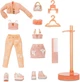 Кукла Рейнбоу Хай Rainbow High Series 3 Georgia Bloom Doll Peach - Персик, с аксессуарами (575740) - Джорджия Блум - изображение 9