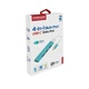 USB-С Promate LiteHub-4 3xUSB 2.0 + USB 3.0 Blue (litehub-4.blue) - изображение 7