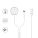 USB кабель Primo 2in1-01 Lightning + зарядное устройство для Apple Watch Primo белый - изображение 2