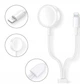 USB кабель Primo 2in1-01 Lightning + зарядное устройство для Apple Watch Primo белый - изображение 3