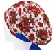 Медицинская шапочка женская HeadwearUniverse универсальная принт цветочный череп - изображение 3