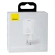 Зарядний пристрій Baseus CCSUP-B PD 20W 3A Білий - зображення 2
