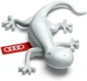 Ароматизатор Audi Gecko Серый (хвоя-цитрус) 000087009A - изображение 1