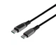 Кабель Hoco S51 Type-C to Type-C 100W 1.2m Колір Чорний - зображення 1