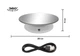 Поворотный столик для предметной фотосъемки Mirror Turntable Белый/Серебряный (97074) - изображение 5
