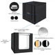 Световой лайткуб фотобокс для предметной съемки Puluz PU5080EU 80x80x80 см + 3 фона - изображение 4