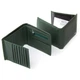 Женский кожаный кошелек Classik DR. BOND WN-7 dark-green - изображение 3