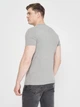 Футболка хлопковая длинная мужская Tommy Hilfiger 10879.1 S Серая - изображение 2