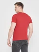 Футболка хлопковая длинная мужская Tommy Hilfiger 10879.2 S Красная - изображение 2