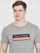 Футболка бавовняна довга чоловіча Tommy Hilfiger 10883 S (44) Сіра - зображення 4
