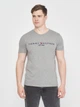 Футболка хлопковая длинная мужская Tommy Hilfiger 10887.2 S Серая - изображение 1