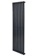 Дизайнерский вертикальный радиатор отопления ARTTIDESIGN Rimini 8/1500/472/50 чёрный матовый RM.8.150.47.5.B - изображение 1