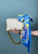 Твіллі - дизайнерський шарфик краватка "Украінська мавка", стрічка для волосся - зображення 2