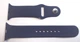 Браслет, ремешок силиконовый для Apple Watch 42-44 mm темно-синий - изображение 4