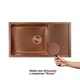 Кухонная Мойка Qtap D7844Br 3.0/1.2 Мм Bronze (Qtd7844Brpvd12) - изображение 3
