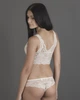 Комплект ажурний Bra Top та трусики американка Marta 135Ш S Шампань - зображення 2