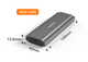 Внешний карман Blueendless 2810SN для M.2 SSD NVMe (PCIe) / NGFF (Sata) Type-C USB 3.1 Gen 2 - изображение 10