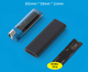 Зовнішня кишеня Blueendless 2803N для NVMe (PCIe) M2 SSD USB 3.1 Gen 2 Type-C - зображення 9