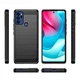 Чохол Lenuo Carbon Fiber для Motorola Moto G60 Black - изображение 4