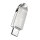 Флеш накопитель USB Hoco UD8, 32GB, Smart Type-C 3.0, серебристый - изображение 2