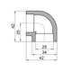 Уголок PPR Thermo Alliance 25, 90° DSE002 - изображение 2