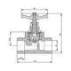 Кран PPR Blue Ocean вентильний 32, короткий SD00005509 - зображення 2