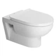 Подвесной унитаз DURAVIT DURASTYLE Rimless 540x365 округлый, с сидением, белый (45620900A1) - изображение 3