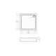Поддон для душевой кабины KOLLER POOL Grace 80x80x17см квадратный акрил без сифона белый 1708620101 - изображение 4