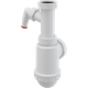 Сифон для кухонной мойки ALCA PLAST A443P-DN50/40 с накидной гайкой 6/4" (2310351100100) - изображение 1