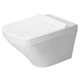 Подвесной унитаз DURAVIT DURASTYLE 540x370 прямоугольный, без сиденья, белый (2551090000) - изображение 3