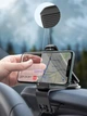 Автомобильный держатель с беспроводной зарядкой Baseus Smart Solar Electric Air Vent с солнечной батареей Silver (SUDZ-A0S) - изображение 3