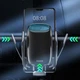 Автомобильный держатель с беспроводной зарядкой Baseus Milky Way Electric Bracket 15W холдер для телефона Black (WXHW02-01) - изображение 8