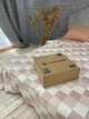 Муслиновый плед покрывало Cappone Шахматка хлопок 4 слоя 200×230 см Бежевая - изображение 5