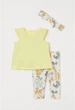 Костюм для дівчинки жовтий Жирафи H&M 86см (40004967) - зображення 1