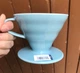 Пуровер Hario V60 02 для заваривания фильтр кофе керамический, Голубой, 400 мл - изображение 2