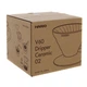 Пуровер Hario V60 02 для кофе керамический матовый - изображение 4