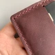 Шкіряна обкладинка для ID-паспорта, автодокументів на три відділи Бордовий матовий - зображення 6