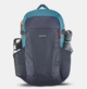Рюкзак туристичний міський Quechua Arpenaz NH100 20л Blue/Green, 47х24х14см - зображення 2