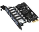 Плата расширения 7-портов PCI-E to usb 3.0 расширитель портов (749659554) Черный - изображение 10