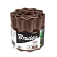 Бордюрная лента волнистая BRADAS 9 м x 25 см коричневая OBFB 0925 - изображение 1
