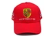 Кепка Sport Line c автомобильным логотипом Porsche 56-59 см красная (S 0919-657) - изображение 4