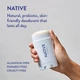 Органічний дезодорант без аромату Native Natural Deodorant Unscented 75 г - зображення 3