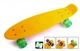 Скейт Penny Boarde Orange Светящиеся колеса - изображение 1